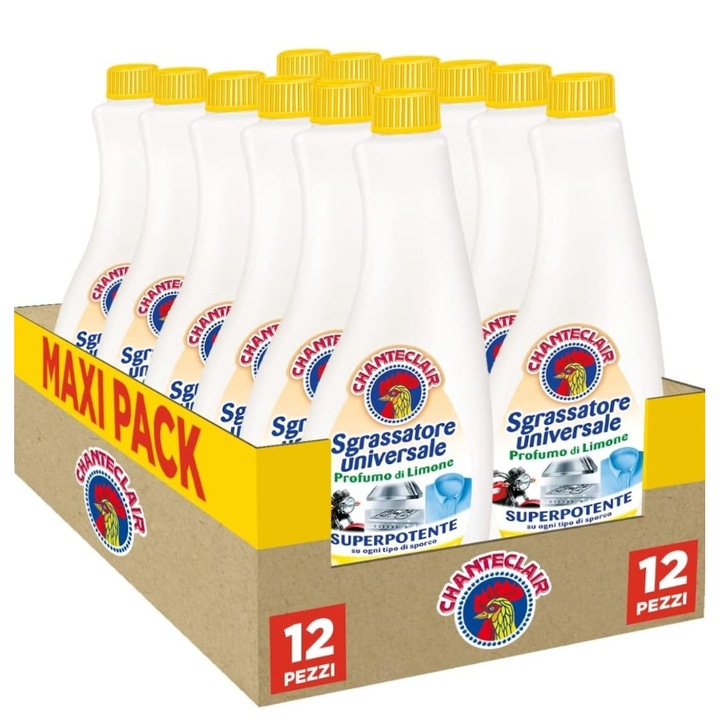 Set 12 rezerve detergent universal Chanteclair, Lamaie, 600 ml