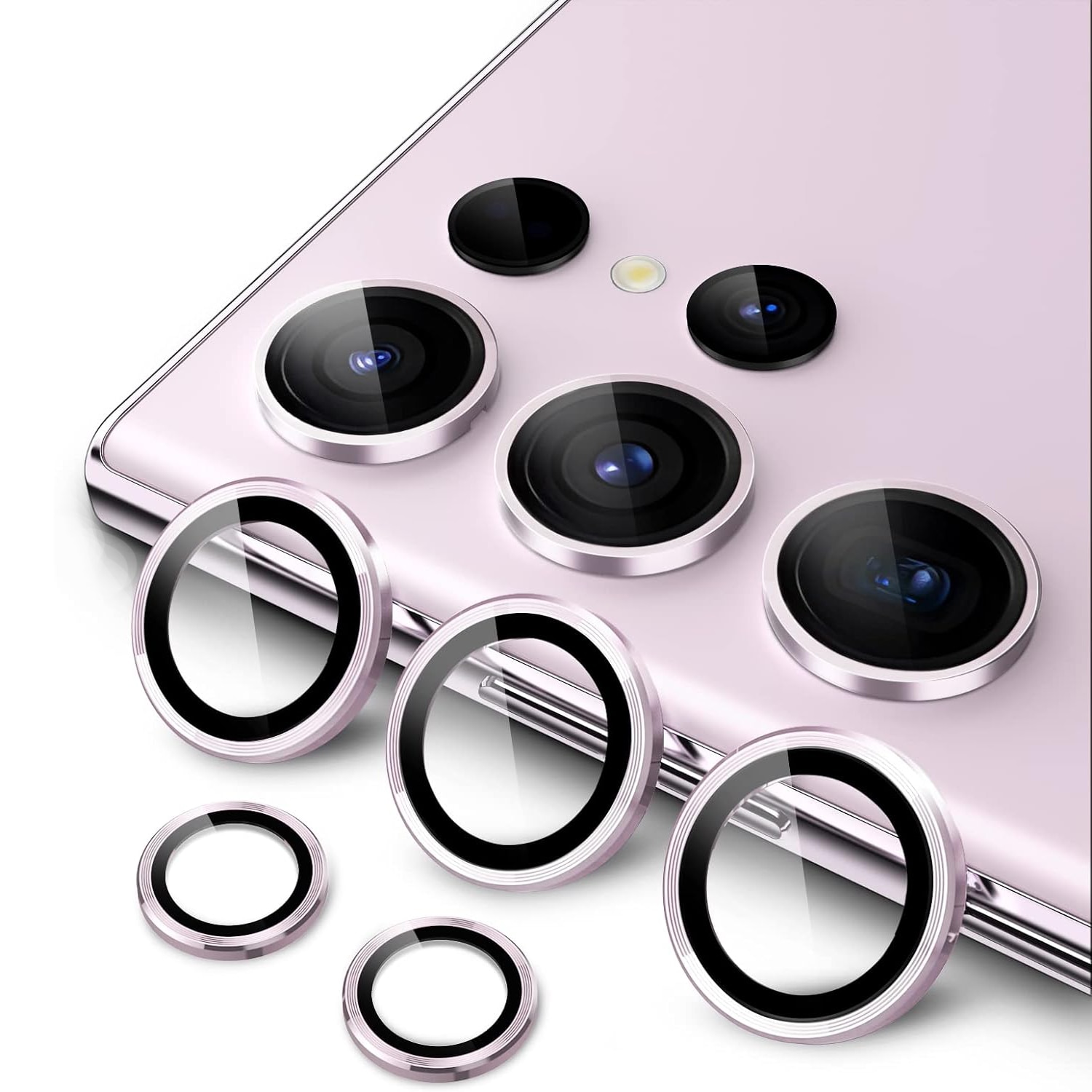 Folie Camera Daden din sticla pentru Samsung S23 Ultra, Full Cover, Protectie Profesionala, Ultra Rezistenta, Calitate Premium, Mov