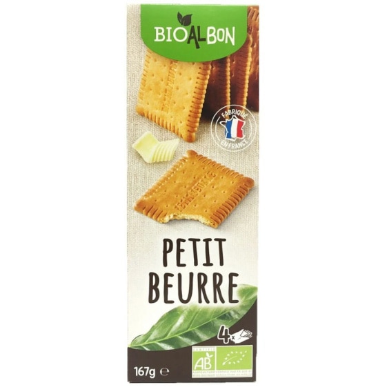Biscuiti BIO cu unt, Bioalbon, 167g, Nou