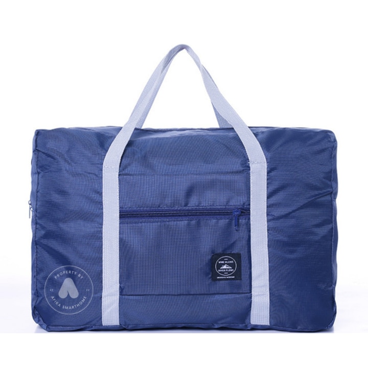 Пътна чанта, спортна чанта, ръчен багаж, тъмно синьо, 48x16x32см