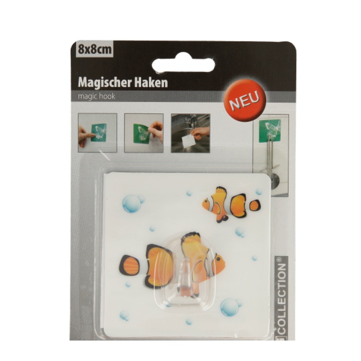 Cuier inteligent Jes Collection, 8 x 8 cm, multicolor