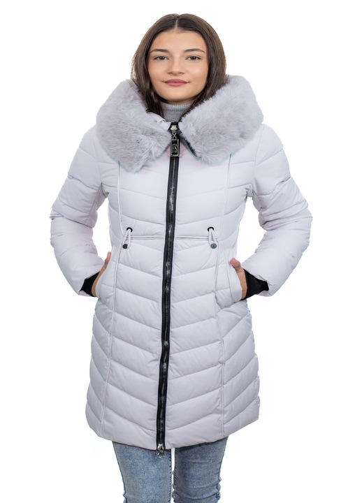 Geaca dama 261, Gri deschis