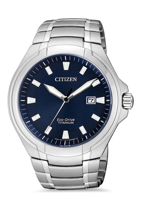 Citizen, Титаниев часовник със слънчева батерия, Сребрист