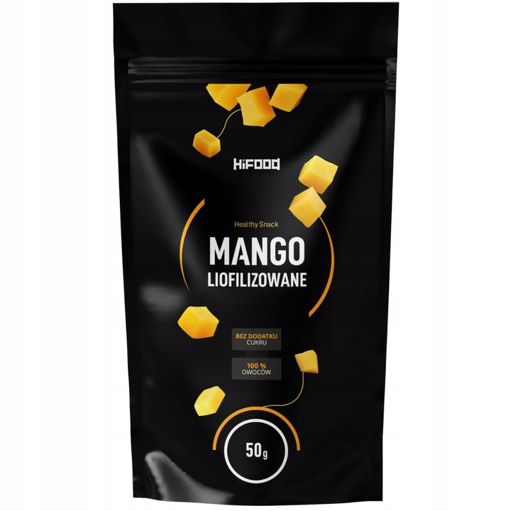 Mango liofilizat 50g HiFOOD PREMIUM INSANE
