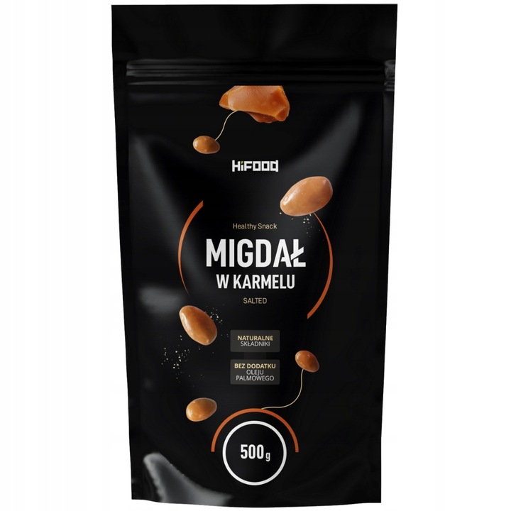 Mandula csokoládéban HiFood sós karamellel, 500g