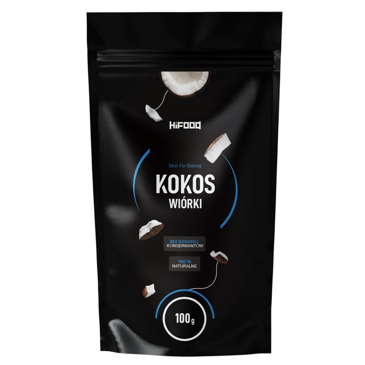 Chips de Cocos Natural 100g HiFOOD AROMATICE PREMIUM