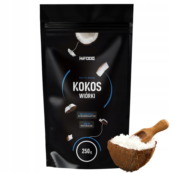 Chips de Cocos Natural 250g HiFOOD AROMATICE PREMIUM