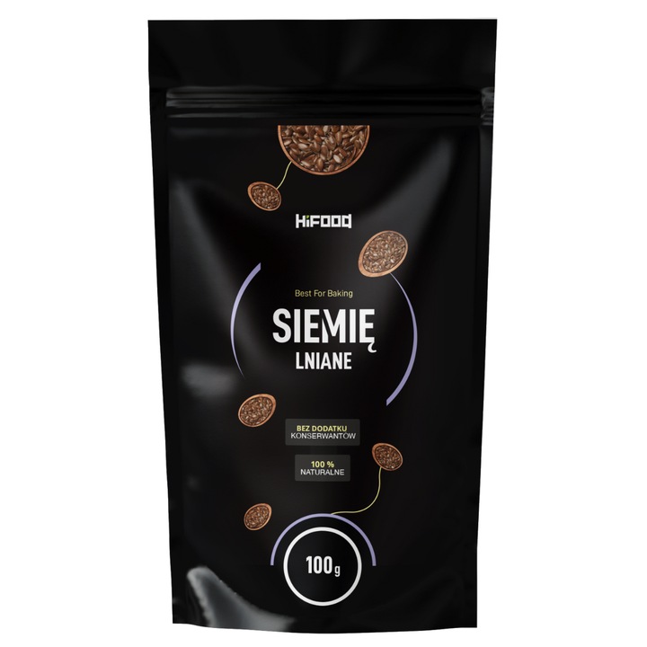 Seminte de in, HiFOOD, Premium, 100 g