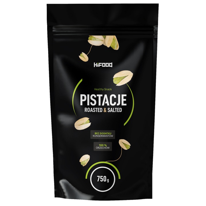 Sózott és sült pisztácia, HiFOOD, 750 g