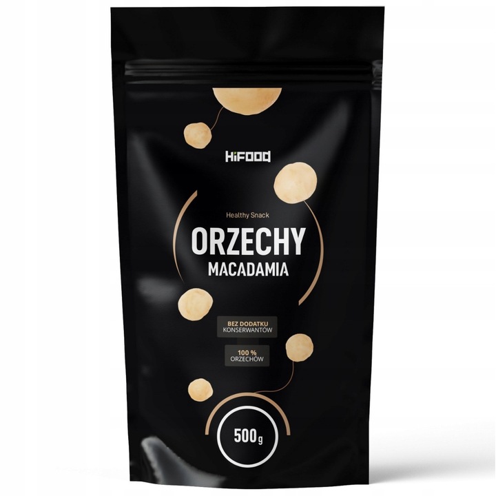 Nuci de macadamia HiFood, 500g