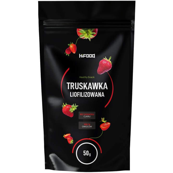 Fagyasztva szárított eper, HiFOOD, 25g