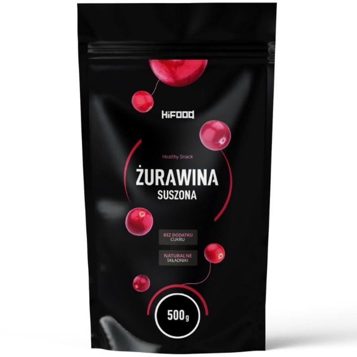 Afine uscate, HiFOOD, 500g