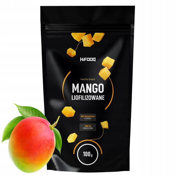 Mango liofilizat 100g HiFOOD PREMIUM INSANE