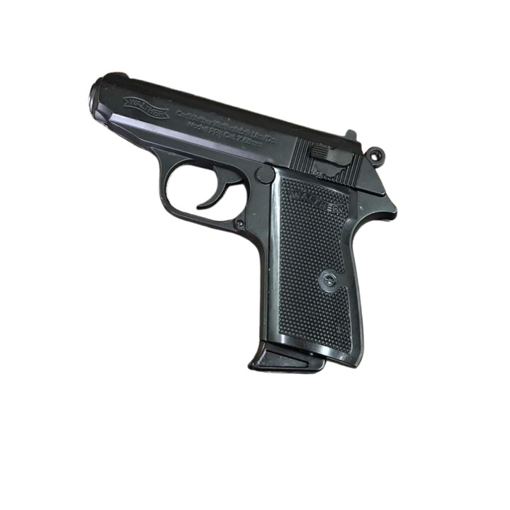 Bricheta pistol anti-vant tip revolver, negru