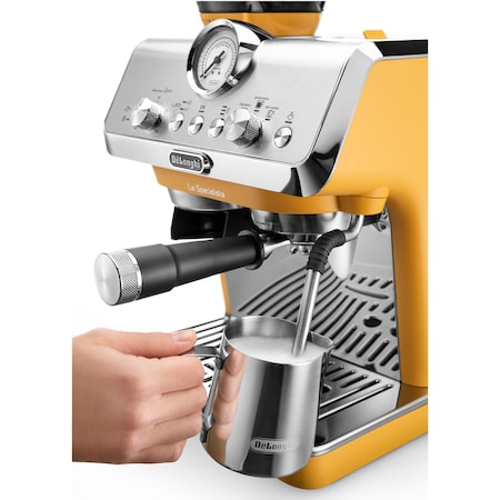 Espressor manual De'Longhi La Specialista Arte EC9155.YE 0132126057, 1,5l, 15 bar, 1300w, galben