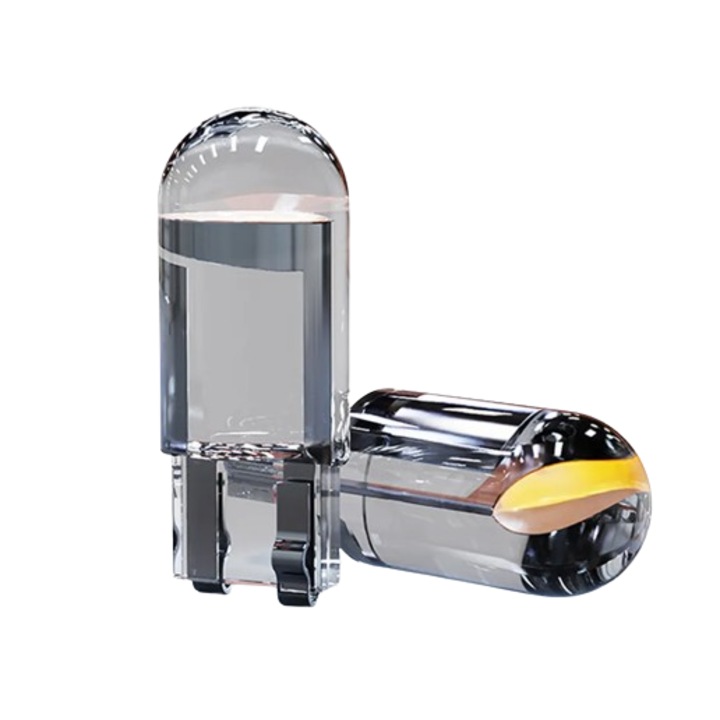 Led auto T10 W5W non canbus, lumina alb pur 6000k