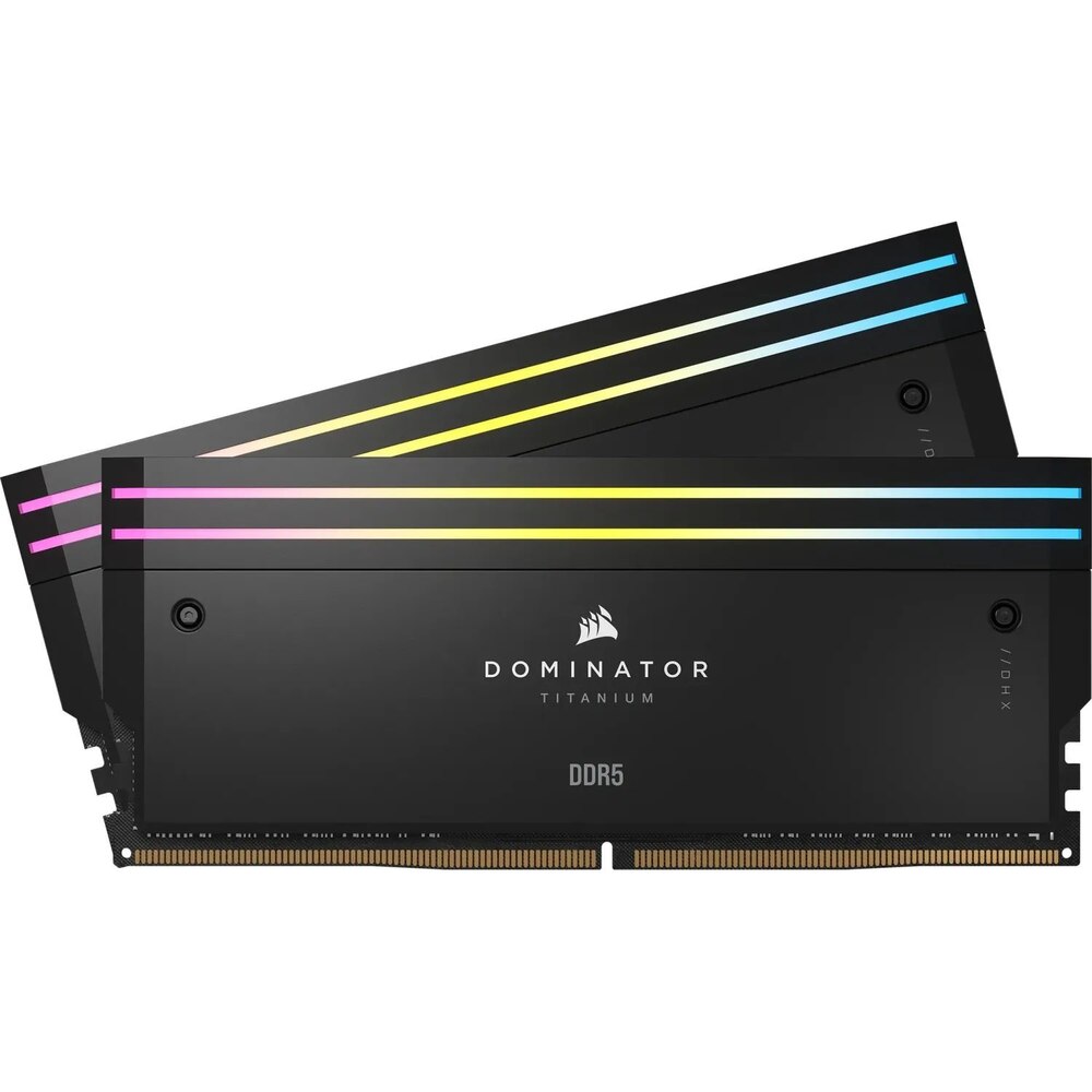 Kit memorie Corsair Dominator Titanium RGB, 32GB (2 x 16GB), DDR5