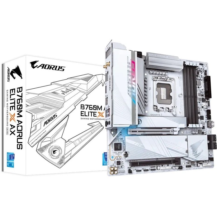 Gigabyte B760M AORUS ELITE X AX, Alaplap