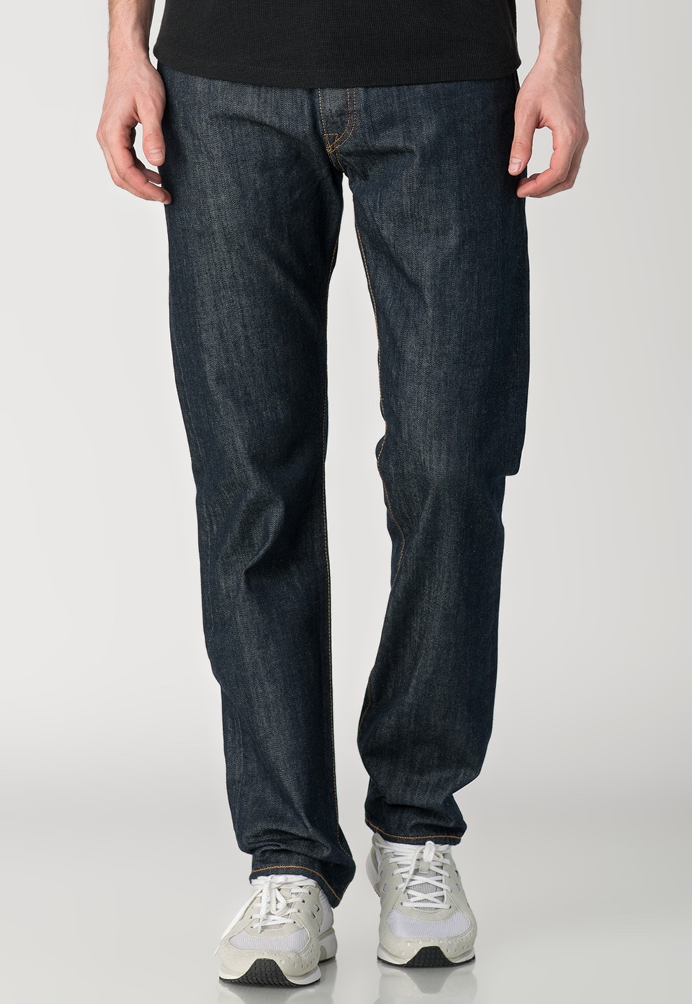 Levi's, Jeansi drepti albastru indigo 501®, Albastru, W32-L32