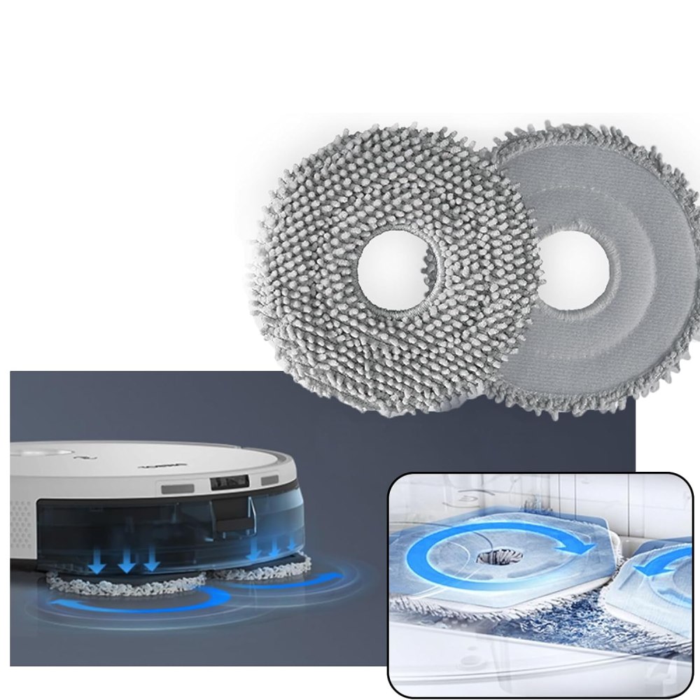 10 Sacchetti Aspirapolvere Per Roborock P10 E Q Revo – Ricambi Da 2,7L In Tessuto, Bianchi