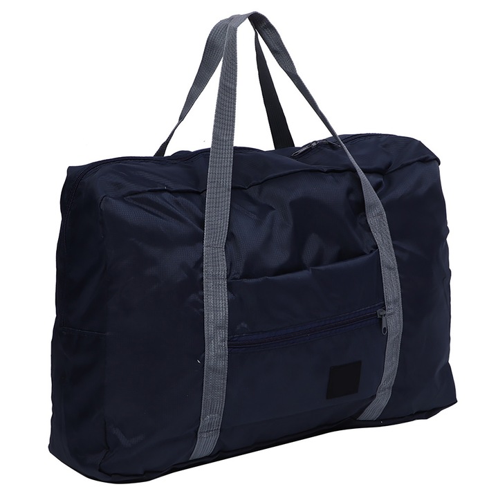 Пътна чанта, водоустойчива, платнена, 20 л, тъмносиня