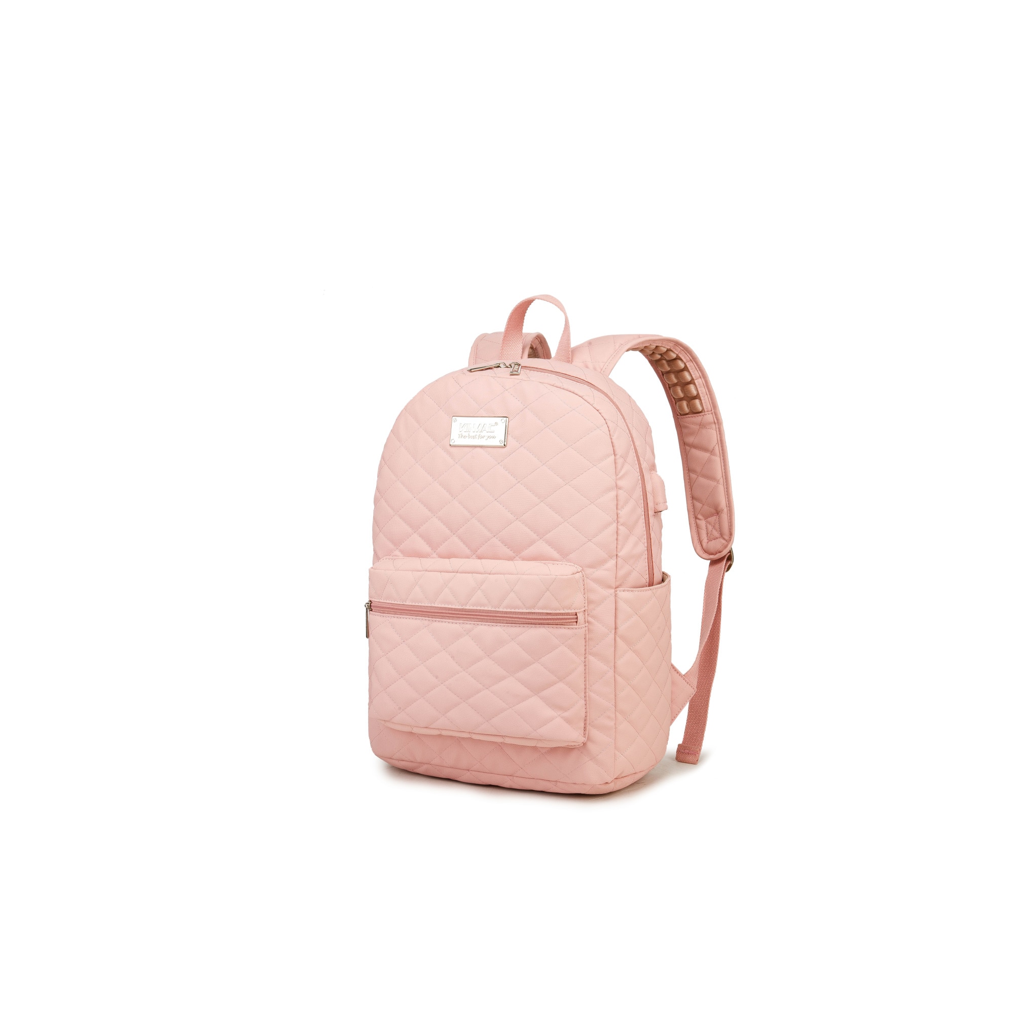 Rucsac Laptop, Kinmac, Pink Embroidery, 15.6 inch