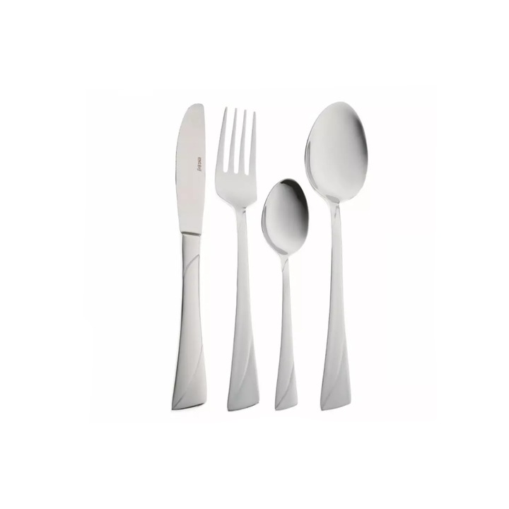 Set tacamuri 72 piese, inox lustruit, geanta depozitare, Kinghoff