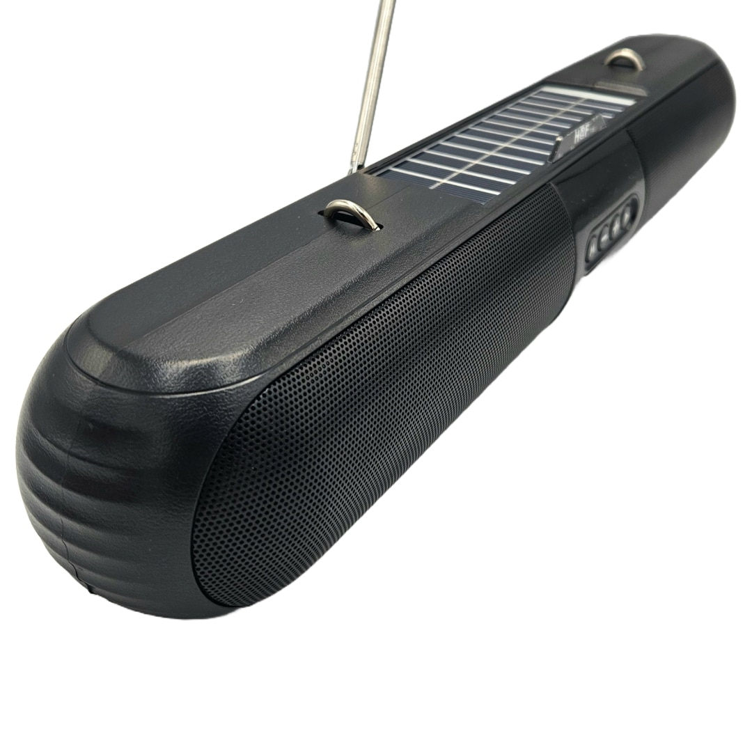 Модерно радио със соларен панел, батерия, Bluetooth, USB, AUX, Micro ...