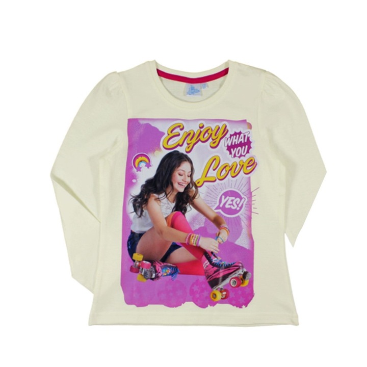 Bluza fete Soy Luna crem 122cm