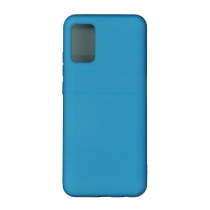 TPU калъф, съвместим с Samsung A32 5G, силиконов, с кадифена вътрешност, син
