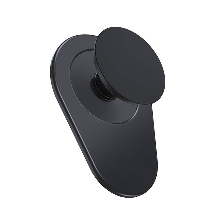 Suport inel pentru telefon, RASK®, Compatibil pentru iPhone 12/13/14, magnetic, Negru