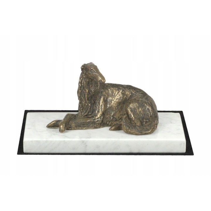 Statueta decorativa, Bronz, Model catel, Auriu