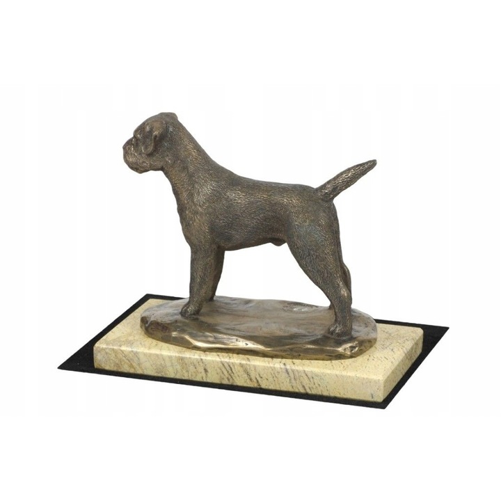 Statueta decorativa, Bronz, Model catel, Auriu