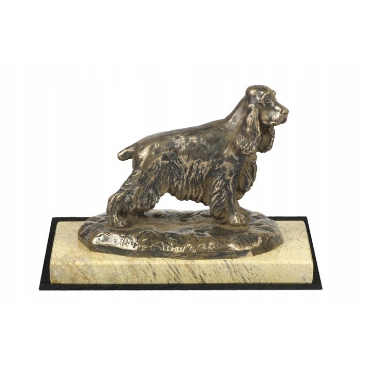 Statueta decorativa, Bronz, Model catel, Auriu