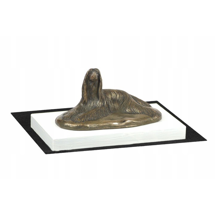 Statueta decorativa, Bronz, Model catel, Auriu