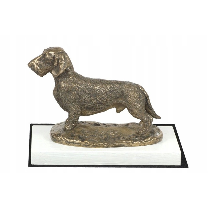 Statueta decorativa, Bronz, Model catel, Auriu