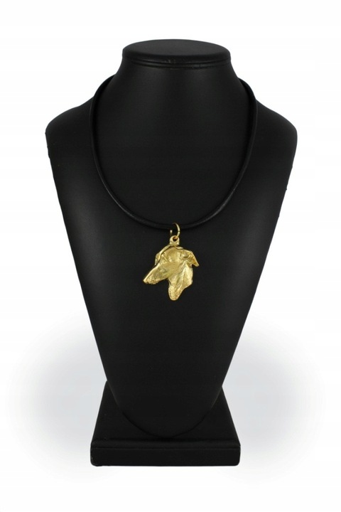 Női nyaklánc, Art-Dog, Ötvözet/Aranyozott, Kiskutya medál, 50 cm, Arany/Fekete