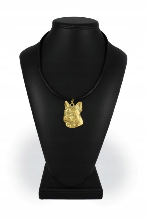 Női nyaklánc, Art-Dog, Ötvözet/Aranyozott, Kiskutya medál, 50 cm, Arany/Fekete