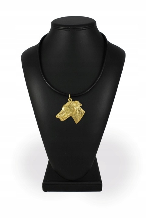 Női nyaklánc, Art-Dog, Ötvözet/Aranyozott, Kölyök medál, 50 cm, Arany/Fekete