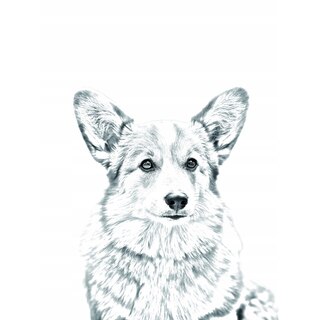 LookHUMAN Tazza Da Caffè 'Good Boy Corgi' - 325 Ml, In Ceramica, Bianca, Con Stampa Originale, Lavabile In Microonde E Lavastoviglie