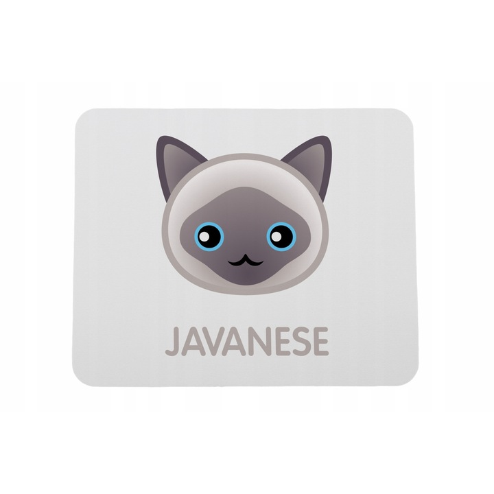 Mousepad Imprimeu pisica Javanese, Art-Dog, Multicolor, 22x18cm
