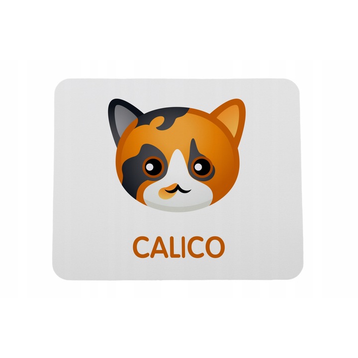 Mousepad, Art-Dog, Imprimeu pisica Calico, 22 x 18 cm, Multicolor