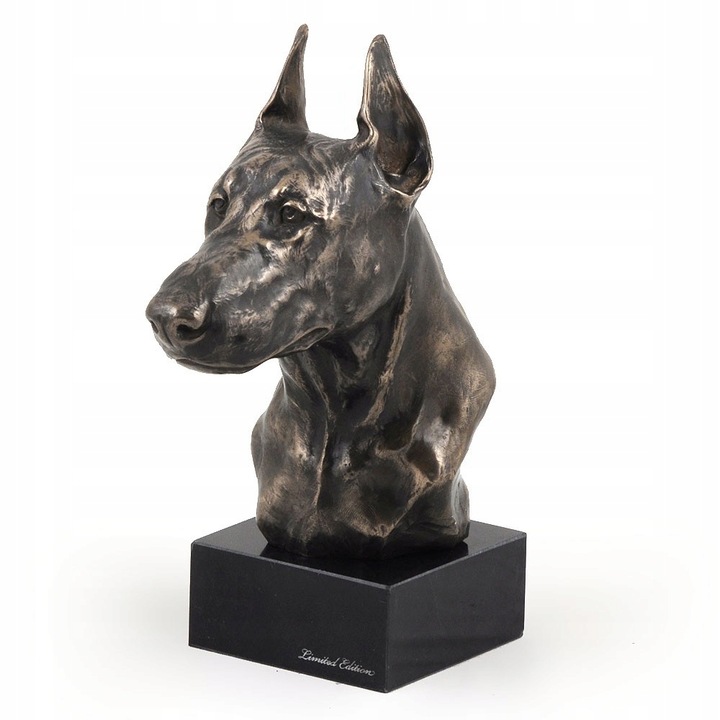 Statueta Doberman, Art-Dog, Bronz, Maro