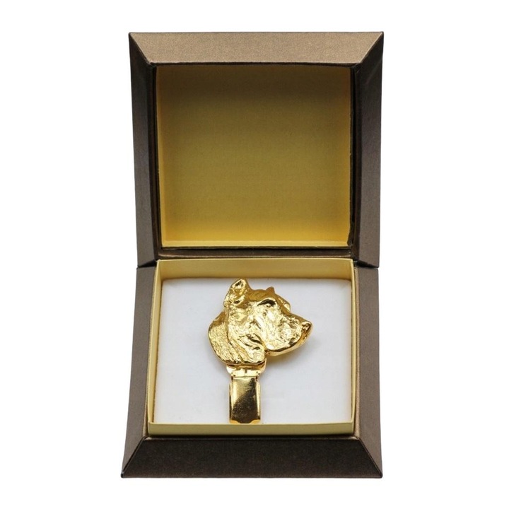 Дамска брошка, Art-Dog, сплав/злато 999, модел Canary, злато