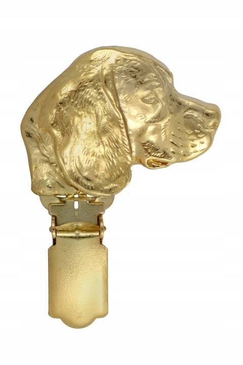 Brosa caine Beagle cu clip, Art-Dog, Zinc, Auriu