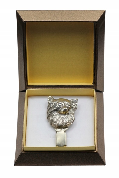 Chihuahua bross, Art-dog, ötvözet, ezüst