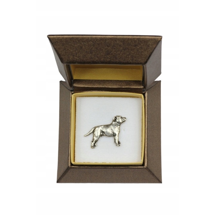 Bross, Art-dog, Modell- Staffordshire Bull Terrier, Ötvözet, Ezüst