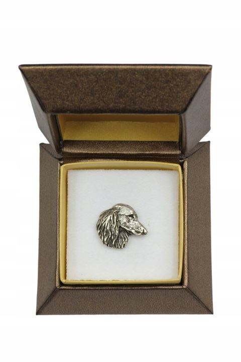 Tacskó bross, Art-dog, ezüstözött, ezüst