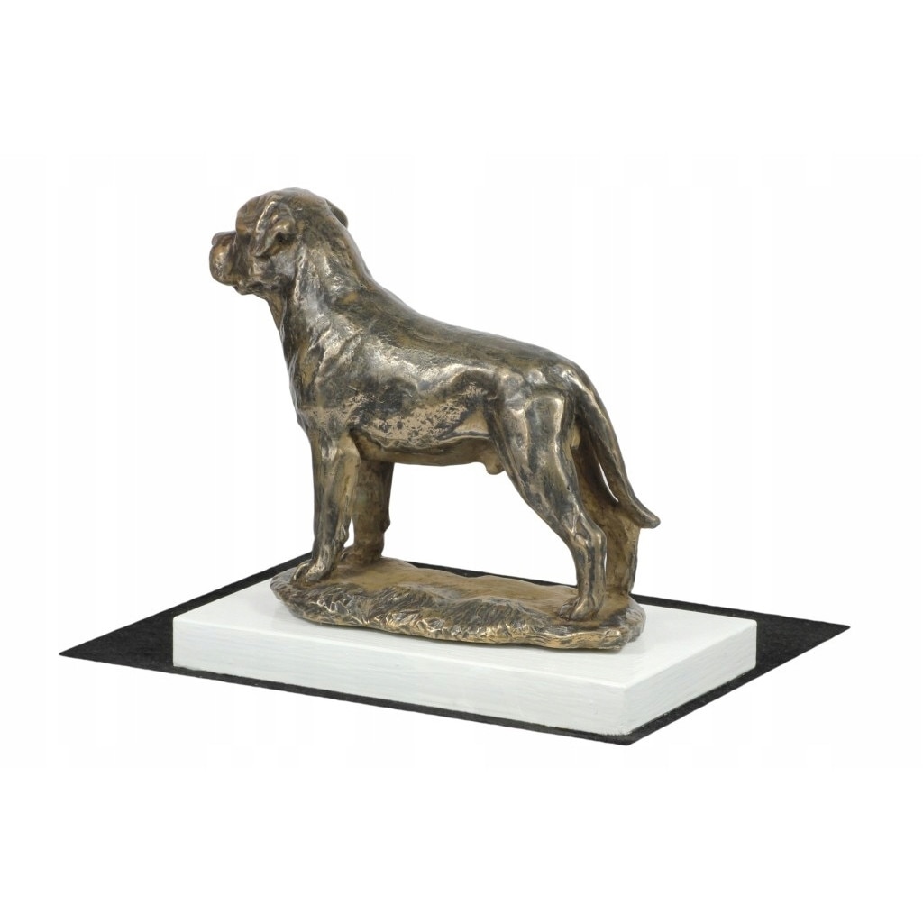 Buste Miniature Rottweiler - Statue Chien Art Dog FR | Édition Limitée, Résine/bronze, Pologne