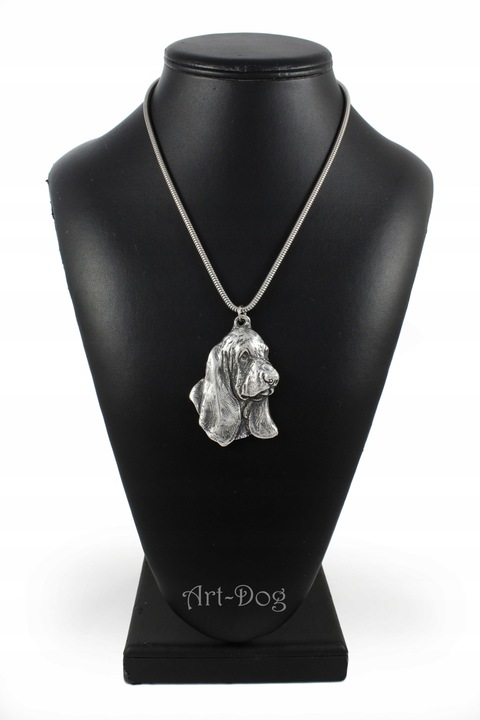 Колие с висулка, Art-Dog, Цинкова сплав, Посребрено покритие, Модел Кученце, Сребро